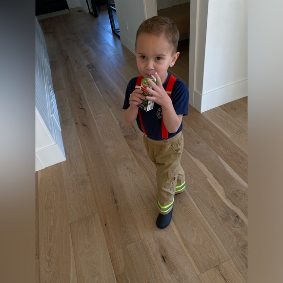 Fireman boys girls size 3T Costume outfit shirt pants suspenders birthday - Picture 12 of 13